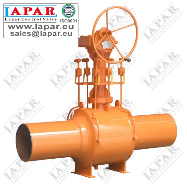 API 6D Full Welded Trunnion Ball Valve