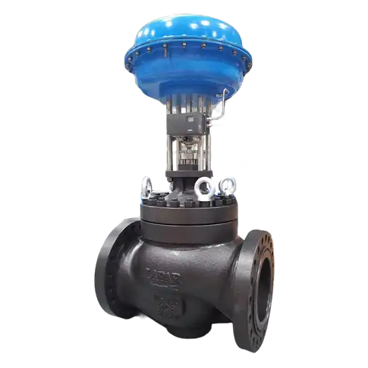 Cage Guided Double Seat Control Valve