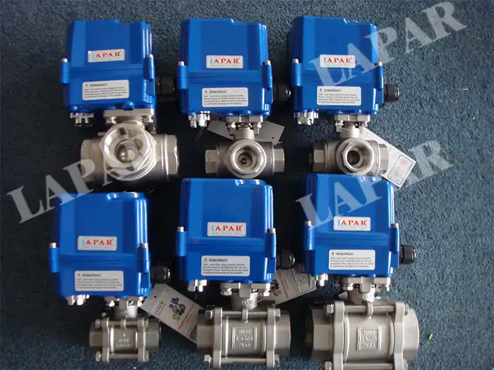 LPA14 Thread Three-way Ball Valve Electric Thread Three-way Ball Valve