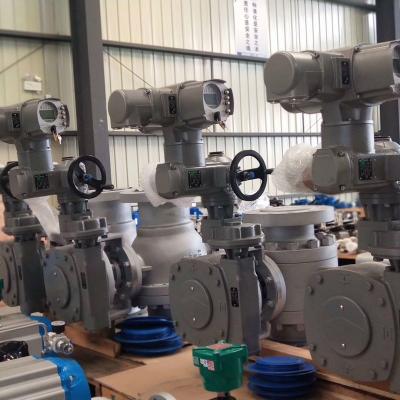 Ball Control Valves With Auma Electric Motor