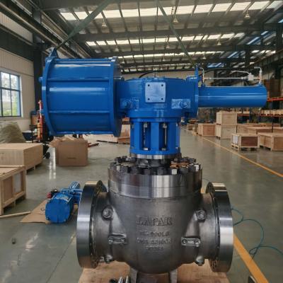 Duplex Steel Ball Control Valve 16in 900lb